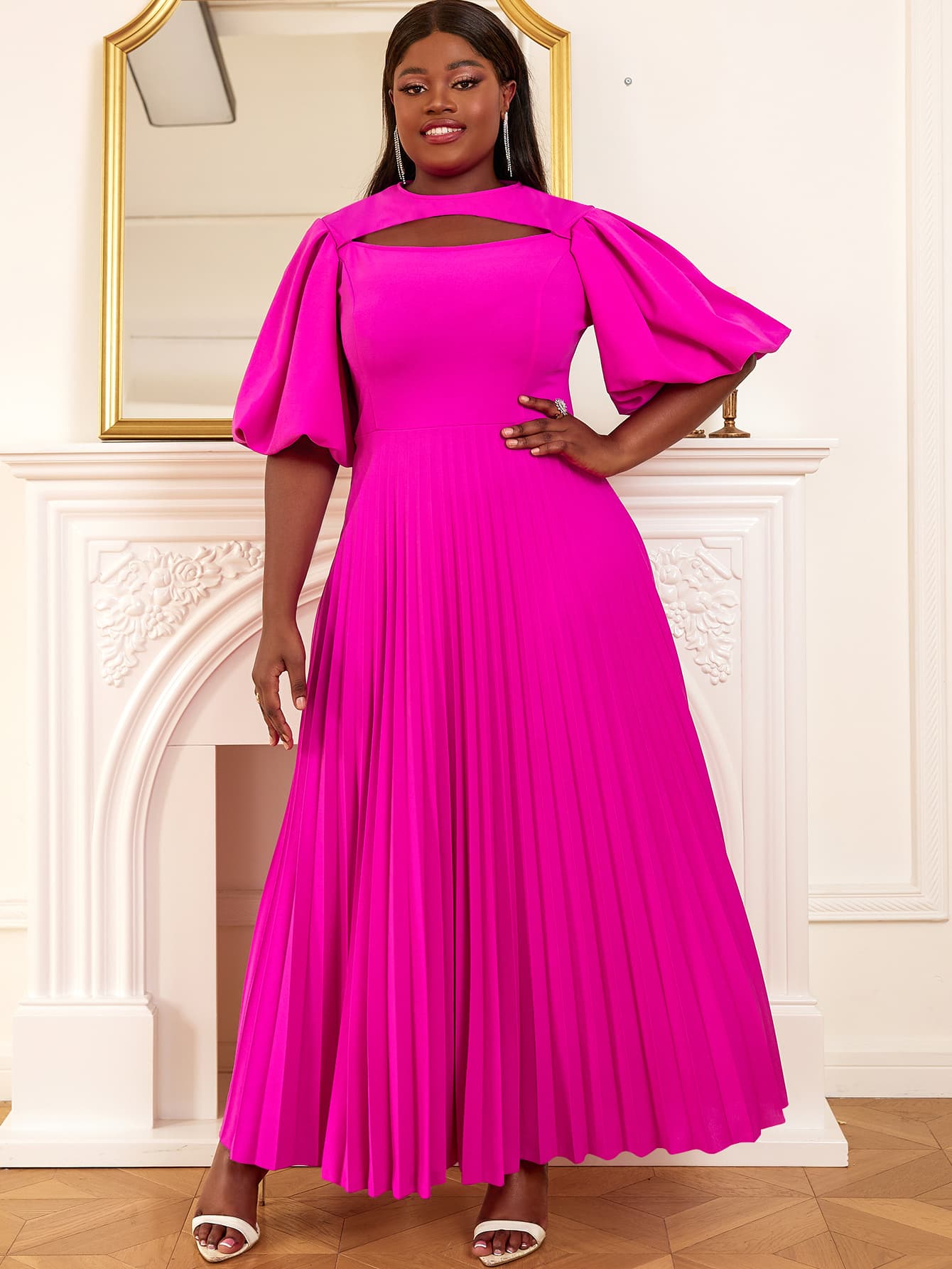 elegant women long dress